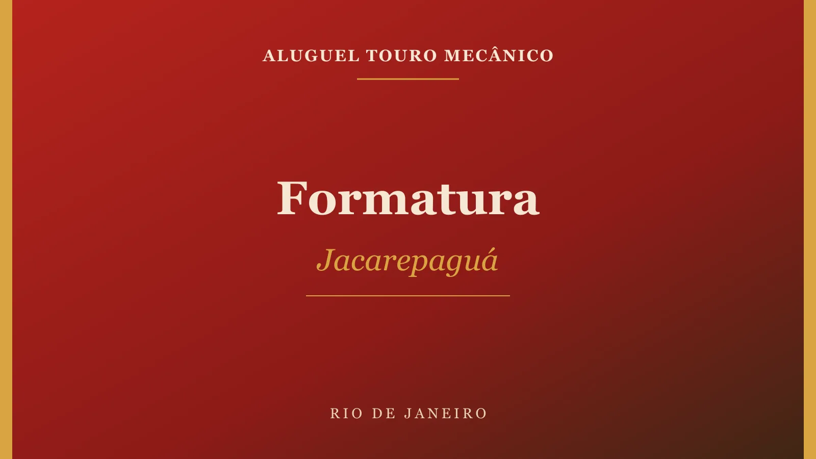 Touro mecânico em Jacarepaguá para Formatura