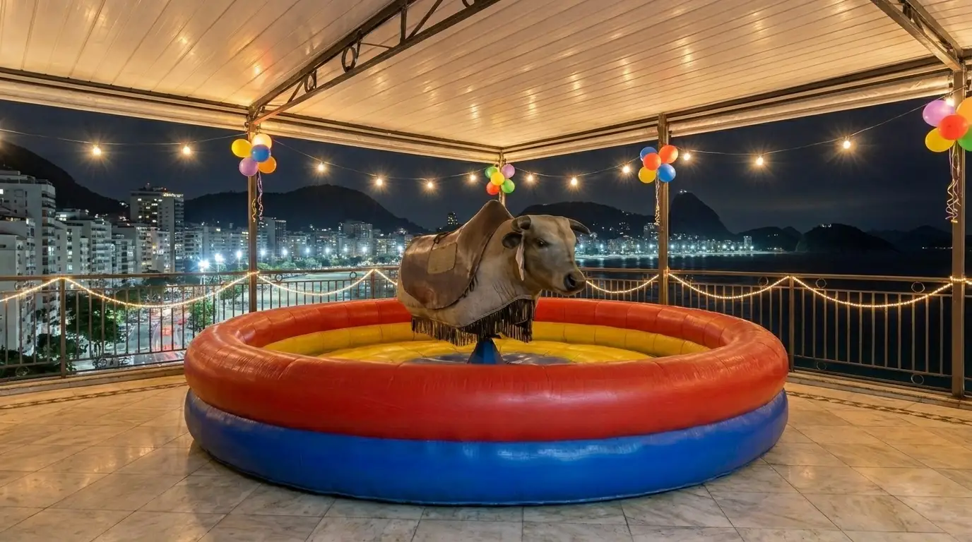Touro mecânico em Méier para Festa de Empresa