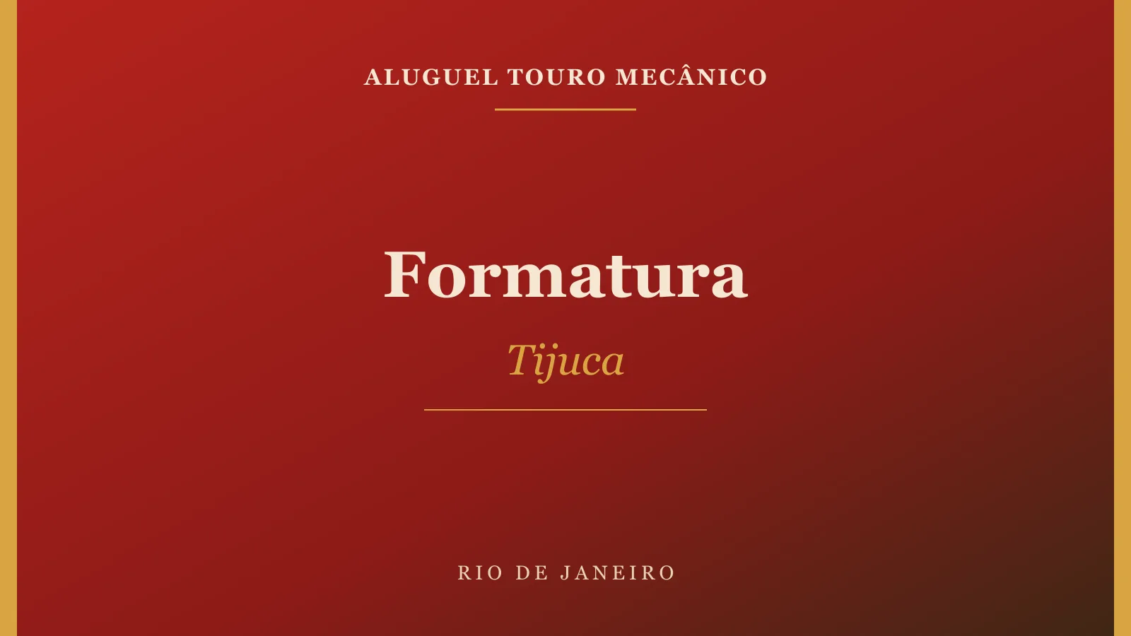Touro mecânico em Tijuca para Formatura